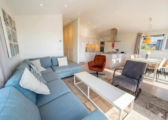 Sea Side Am Markermeer Modernes Waterfront Haus 6 Pers Camping Bovenkarspel